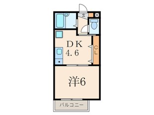 ハ－ヴェスト八雲の物件間取画像